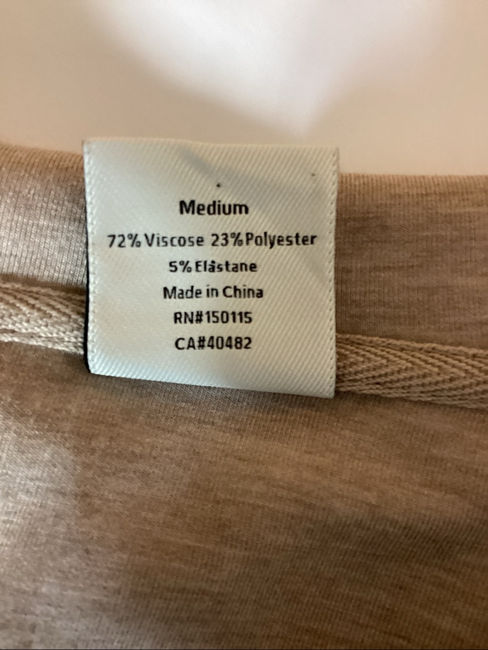 VARLEY Yates Half Zip Sweat Taupe Size Medium - Picture 12 of 12